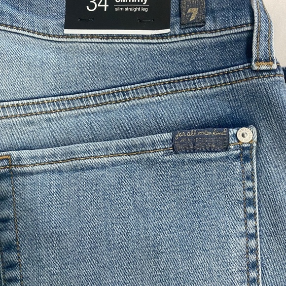 MEN'S 7 FOR ALL MANKIND SIZE 34 NEW WITH TAGS - Picture 4 of 7